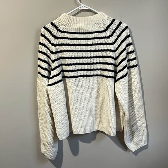 H&M Ribbed crewneck striped sweater - XL - Picture 8 of 13